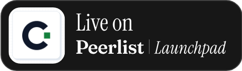 Live on Peerlist Launchpad